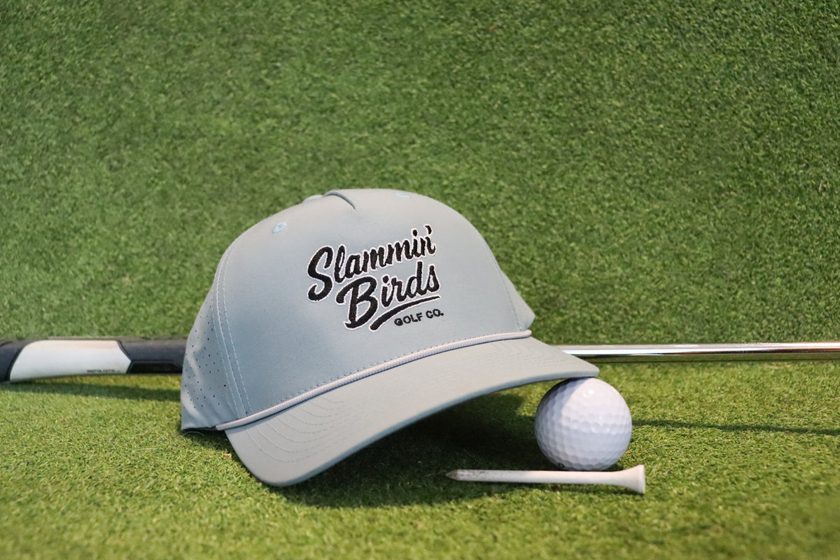 Retro fit Performance Hat- Blue/Gray